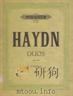 Drei Duos fur 2 violines opus99（1946 PDF版）