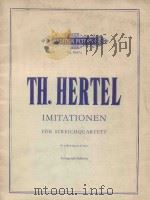 Imatation fur streichquartett（1975 PDF版）