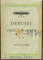 Streichquartett quatour op.10（1971 PDF版）