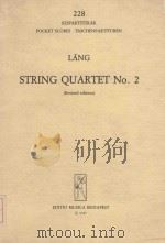 String Quartet No.2（1968 PDF版）