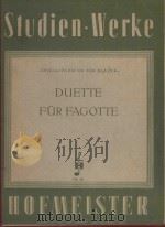 Duette fur Fagotte Nr.441 1953 PDF电子版封面