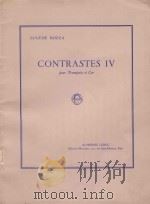 Contrastes Ⅳ: pour Trompette et Cor（1979 PDF版）