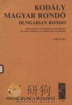 Hungarian rondo 1976 PDF电子版封面 Z.Kodaly曲