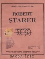 Invocation version for trumpet and winds（ PDF版）