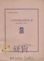Contrastes Ⅱ pour Hautbois et Basson 1979 PDF电子版封面 E.Bozza曲