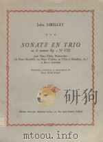 Sonate Op.2 No.VIII 1977 PDF电子版封面