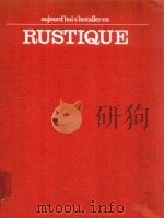 AUJOURD'HUI S'INSTALLER EN RUSTIQUE PDF电子版封面 0356104206