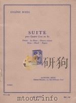 Suite pour quatre cors en fa prelude la chasse chanson ancienne 1952 PDF电子版封面 Eugene Bozza曲