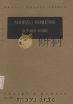 Autumin music 1971 PDF电子版封面