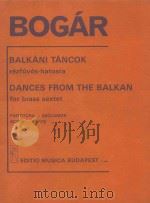 Dances form the balkan for brass sextet（1979 PDF版）