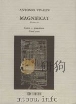 Magnificat RV 610a'611 Canto e pinaoforte vocal score 1964 PDF电子版封面