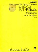 Symphonie en sol majeur 1953 PDF电子版封面 Jean Francaix曲