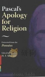 PASCAL'S APOLOGY FOR RELIGION EXTRACTED FROM THE PENSEES（1942 PDF版）