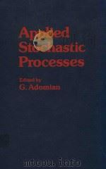 APPLIED STOCHASTIC PROCESSES（1980 PDF版）