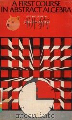 A FIRST COURSE IN ABSTRACT ALGEBRA SECOND EDITION（1967 PDF版）