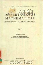 DISSERTATIONES MATHEMATICAE(ROZPRAWY MATEMATYCZNE)CCVI（1983 PDF版）