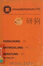 FORSCHUNG ENTWICKLUNG BERATUNG（1979 PDF版）