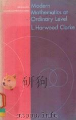 MODERN MATHEMATICS AT ORDINARY LEVEL（1970 PDF版）