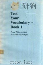 TEST YOUR VOCABULARY BOOK 1（1980 PDF版）