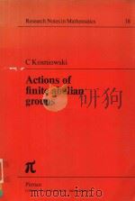 ACTIONS OF FINITE ABELIAN GROUPS（1978 PDF版）