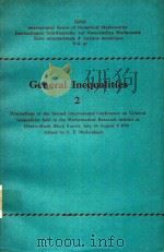 GENERAL INEQUALITIES 2（1980 PDF版）