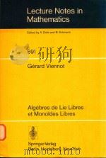 LECTURE NOTES IN MATHEMATICS 691 ALGEBRES DE LIE LIBRES ET MONOIDES LIBRES（1978 PDF版）