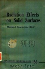 RADIATION EFFECTS ON SOLID SURFACES（1976 PDF版）