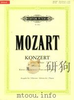 KONZERT FUR KLAVIER UND ORCHESTER A-dur Nr.23/kv488 PDF电子版封面