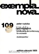 exempla nova 109 satyagraha PDF电子版封面 peter ruzicka
