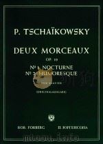 deux morceaux op.10 PDF电子版封面 p.tschaikowsky
