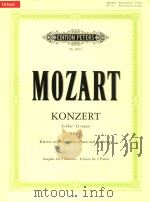 Konzert fur klavier und orchester G-Dur Nr.17/KV453（ PDF版）