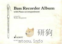 Bass Recorder Albu with Piano accompaniment 1960 PDF电子版封面