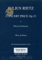 Concert piece Op.33 for Oboe & piano（1975 PDF版）