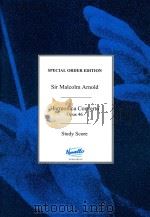 Harmonica concerto opus46 study score PDF电子版封面