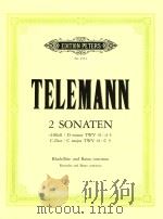 2 sonaten d-moll/D minor TWV 41: d4 c-dur/c major TWV 41: c5（ PDF版）