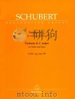 Fantasie in c fur violine und klavier fantasia in c major for violin and piano D 934-op.post.159     PDF电子版封面    schubert 