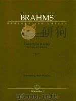 Konzert in D-dur fur violine und orchester concerto in D major for violin and orchestra op.77（ PDF版）
