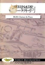 Serenade Bb/Eb clarinet&Piano 6 PDF电子版封面 Louis de moree