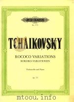 Variations on a rococo theme op.33（ PDF版）