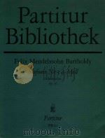 Felix mendelssohn bartholdy sinfonie Nr.3 a-moll op.56 PDF电子版封面