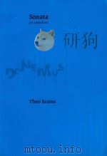 Sonata per pianoforte 1955 PDF电子版封面 Theo bruins
