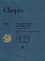 Sonate fur klavier und violoncello g-moll opus65（ PDF版）