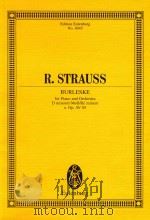 BURLESKE for piano and orchestra D minor/d-moll/Re mineur o.OP.AV85（ PDF版）