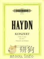 Konzert C-Dur fur violoncello und orchester Hob.VIIb: 1（ PDF版）