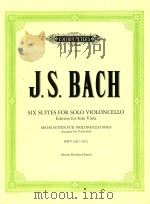 SIX SUITES FOR SOLO VIOLONCELLO（ PDF版）