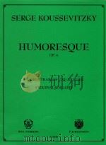 Humoresque op.4 PDF电子版封面