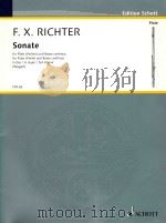 sonate fur flote (violine)und basso contino for flute (violin) and basso contino PDF电子版封面