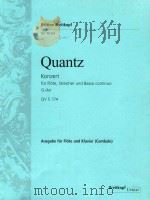 Konzert fur flote streicher und basso continuo G-dur QV 5: 174（ PDF版）