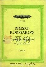 Capriccio espagnol fur grobes orchester opus 34（ PDF版）