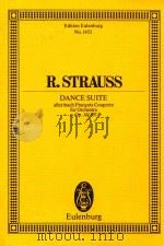dance suite after nach francois couperin for orchestra o.op.Av107（1951 PDF版）